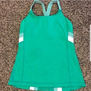 lululemon athletica Green Tank Top